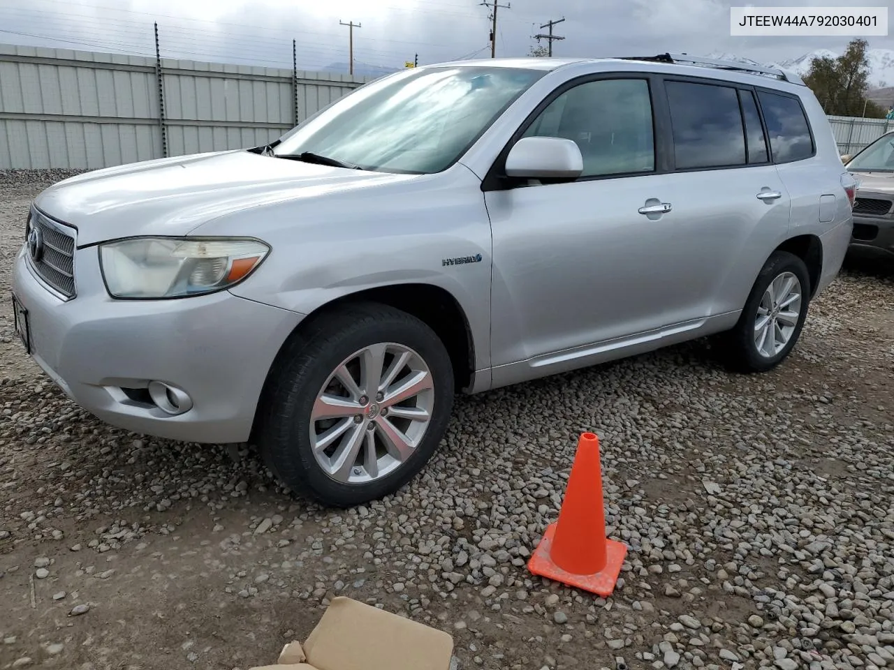 2009 Toyota Highlander Hybrid Limited VIN: JTEEW44A792030401 Lot: 79138294