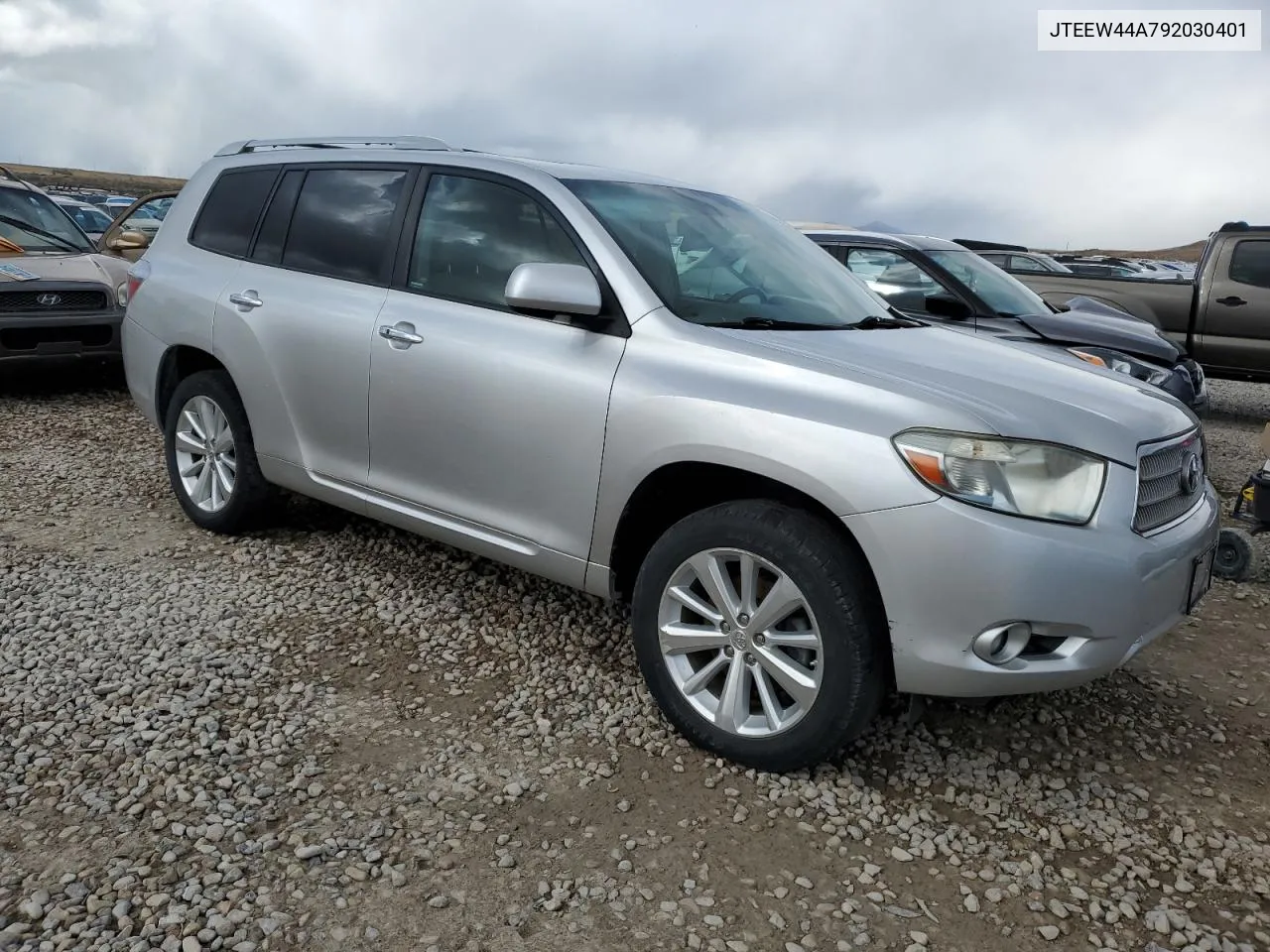 2009 Toyota Highlander Hybrid Limited VIN: JTEEW44A792030401 Lot: 79138294