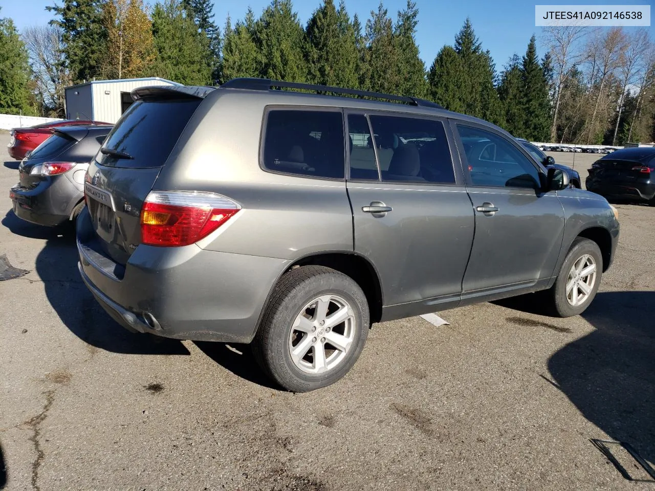 2009 Toyota Highlander VIN: JTEES41A092146538 Lot: 79727644