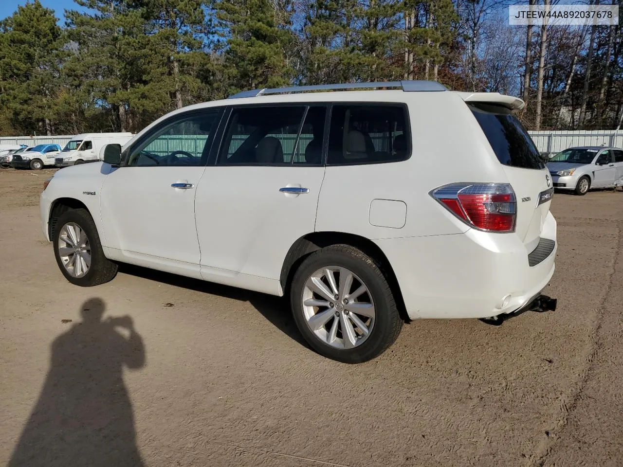 2009 Toyota Highlander Hybrid Limited VIN: JTEEW44A892037678 Lot: 80152284