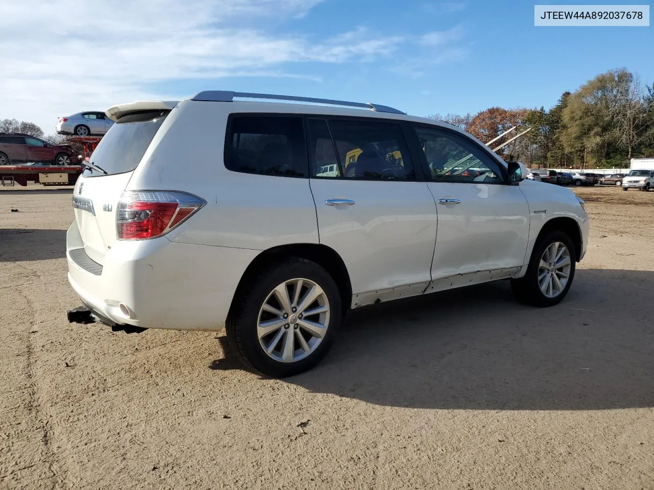 2009 Toyota Highlander Hybrid Limited VIN: JTEEW44A892037678 Lot: 80152284