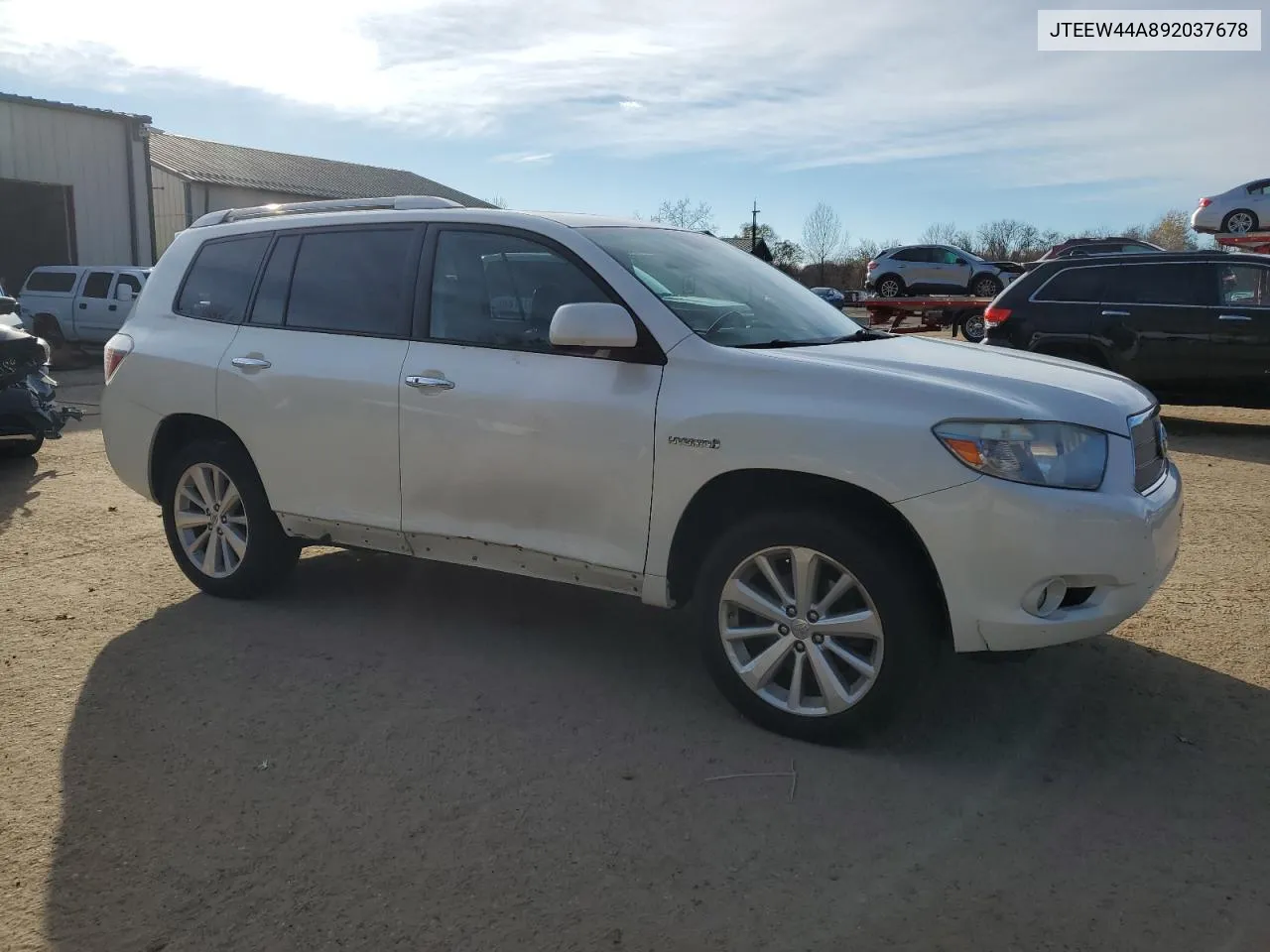 2009 Toyota Highlander Hybrid Limited VIN: JTEEW44A892037678 Lot: 80152284