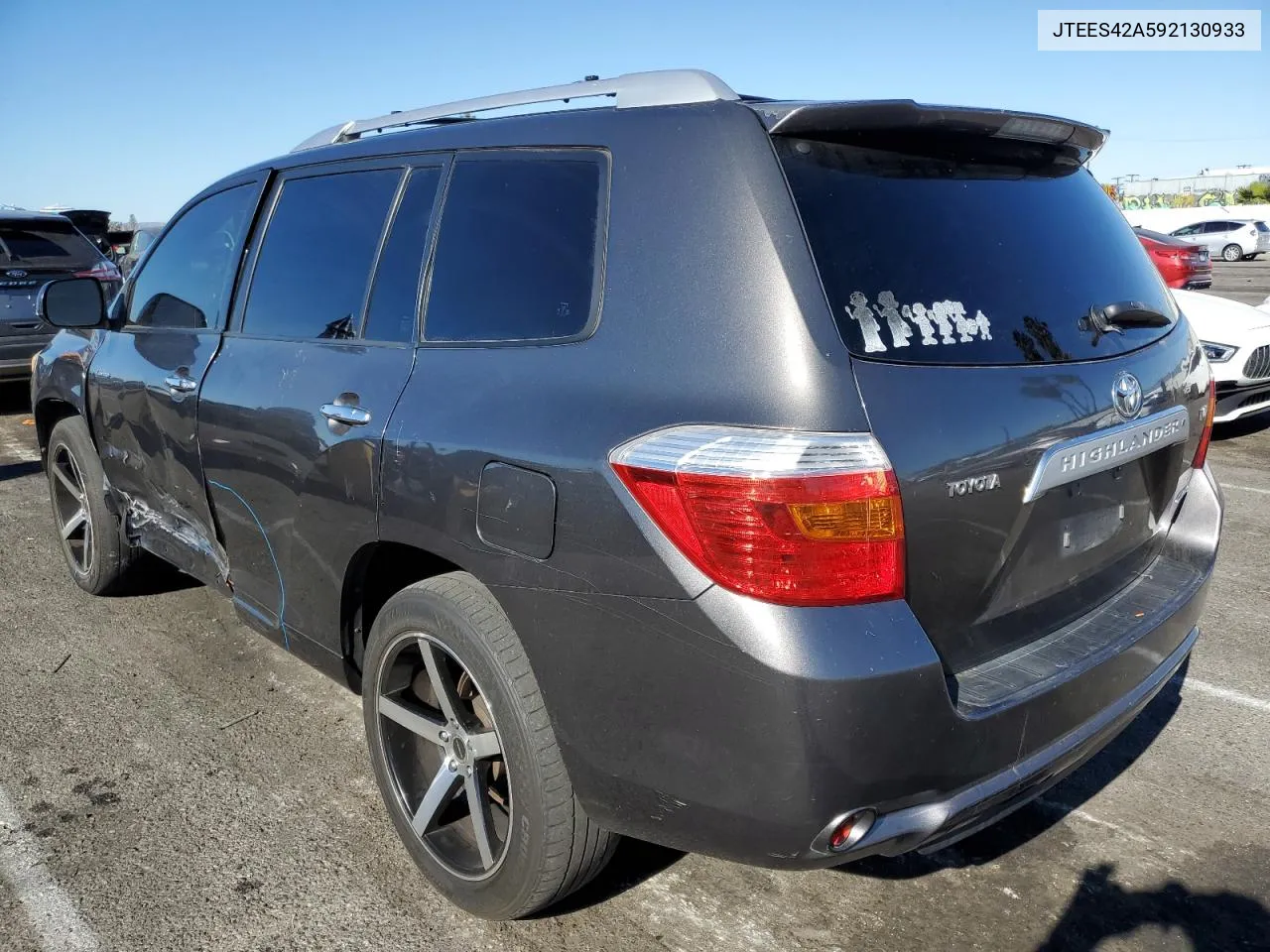 2009 Toyota Highlander Limited VIN: JTEES42A592130933 Lot: 81100824