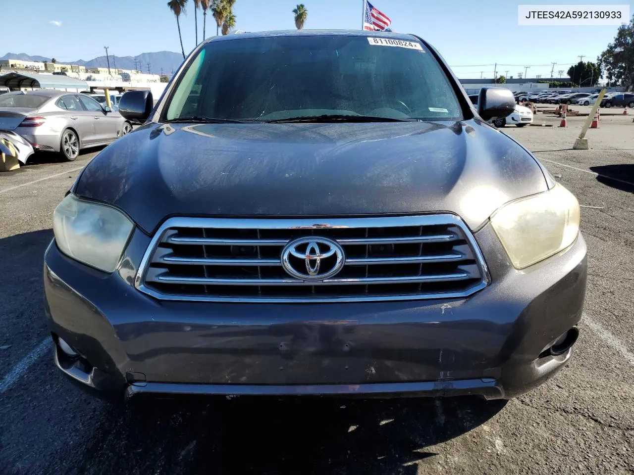 2009 Toyota Highlander Limited VIN: JTEES42A592130933 Lot: 81100824