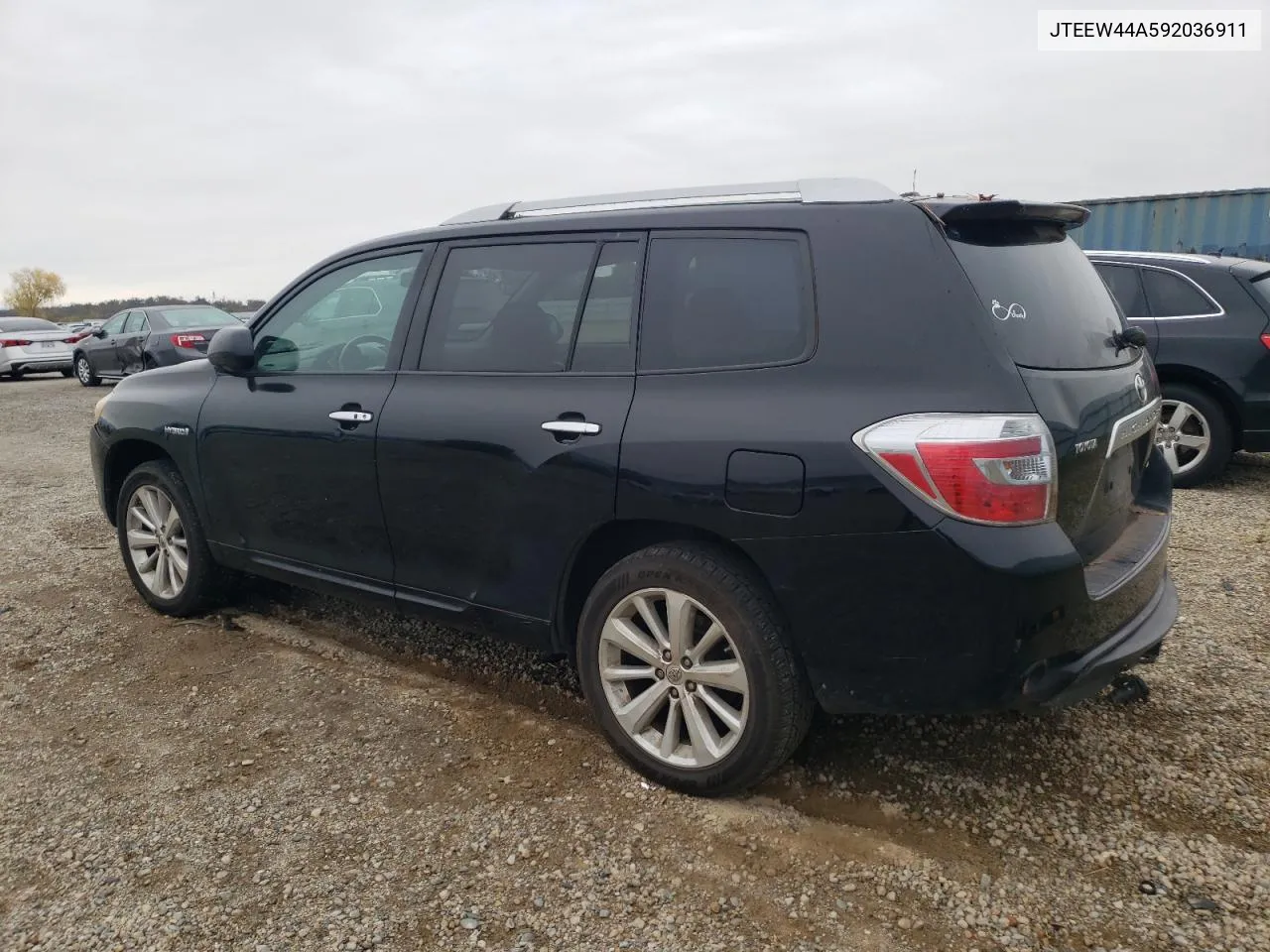 2009 Toyota Highlander Hybrid Limited VIN: JTEEW44A592036911 Lot: 81410104