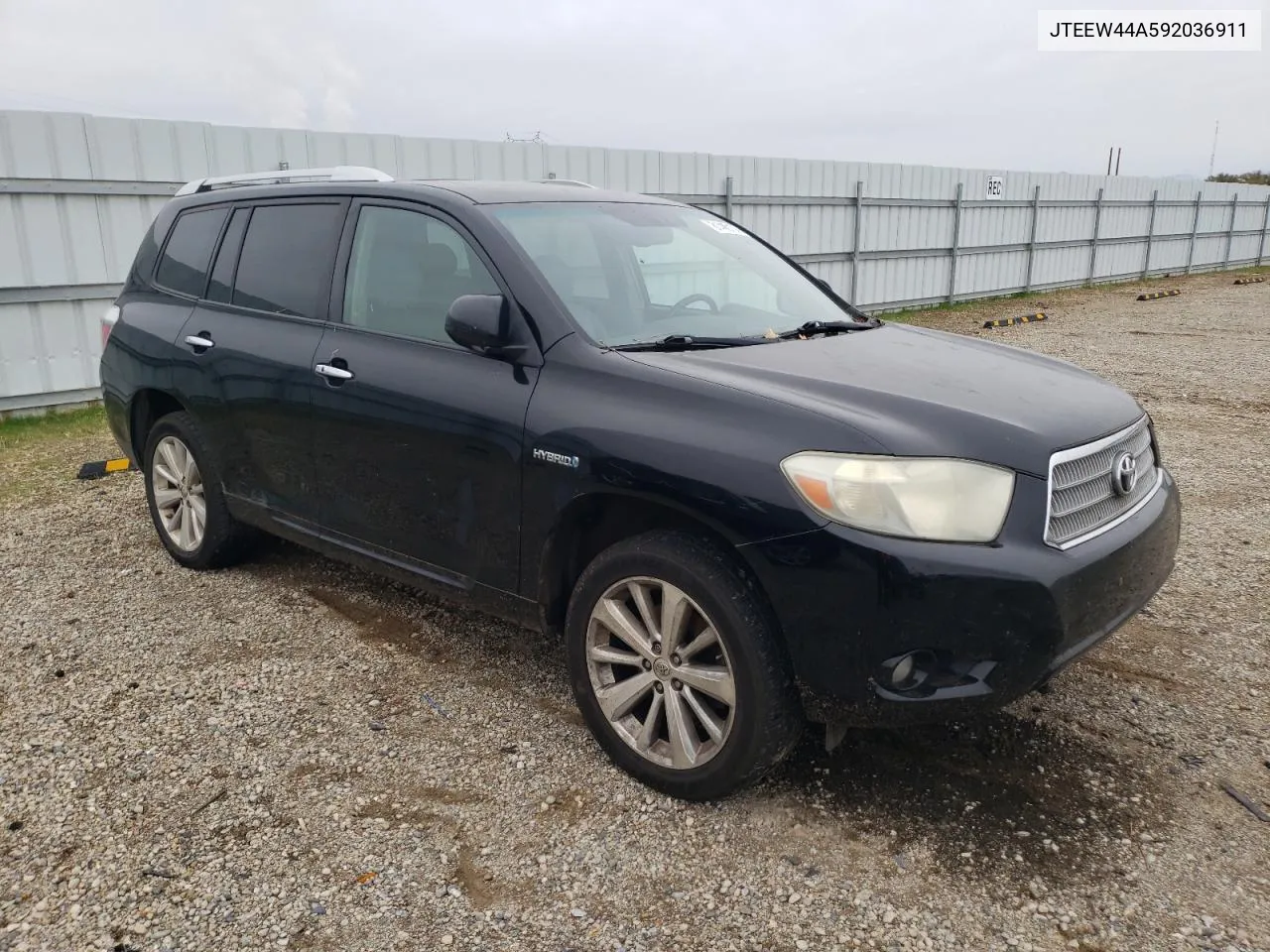 2009 Toyota Highlander Hybrid Limited VIN: JTEEW44A592036911 Lot: 81410104