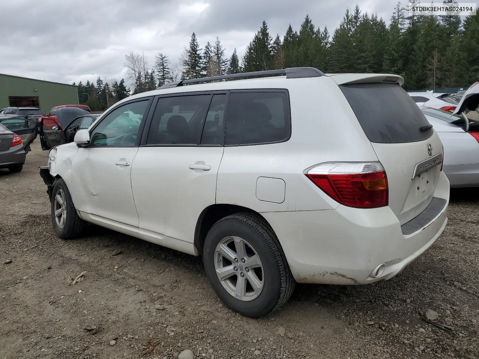 2010 Toyota Highlander VIN: 5TDBK3EH1AS024194 Lot: 47629744