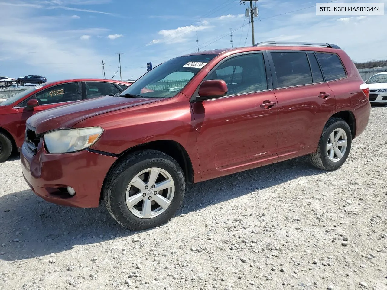 2010 Toyota Highlander Se VIN: 5TDJK3EH4AS013444 Lot: 47703714