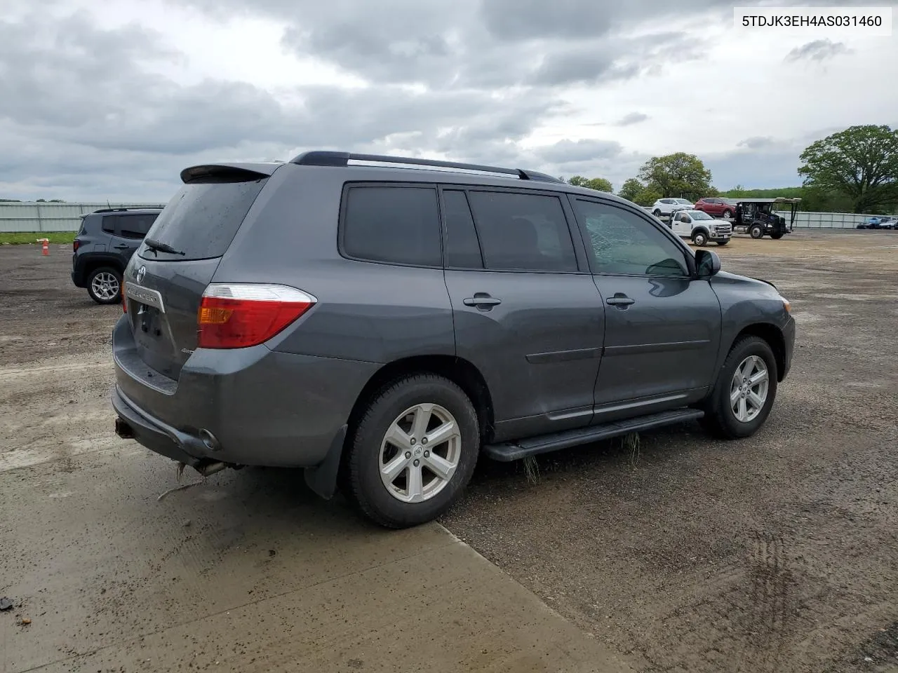 2010 Toyota Highlander Se VIN: 5TDJK3EH4AS031460 Lot: 54071174