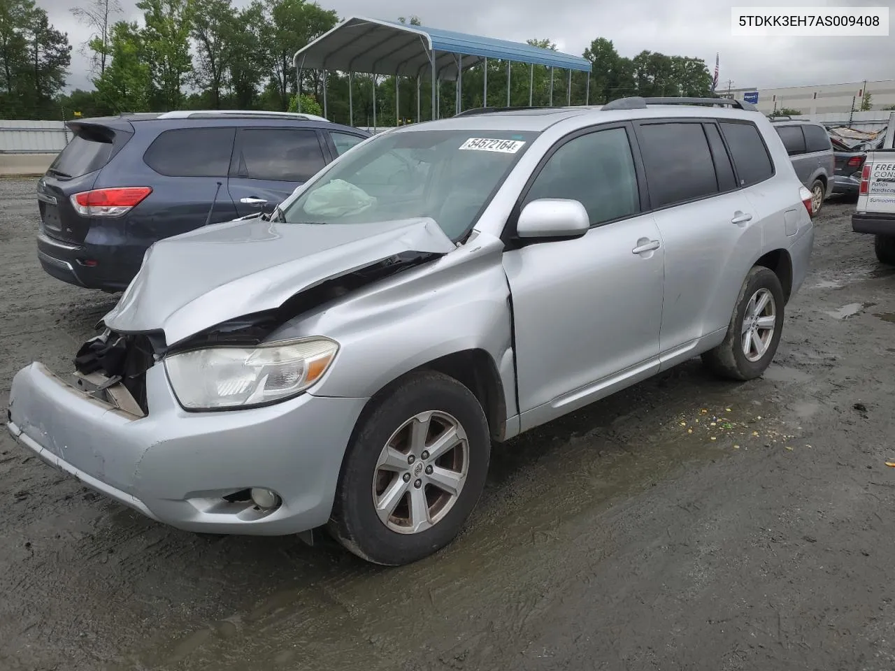 2010 Toyota Highlander Se VIN: 5TDKK3EH7AS009408 Lot: 54572164