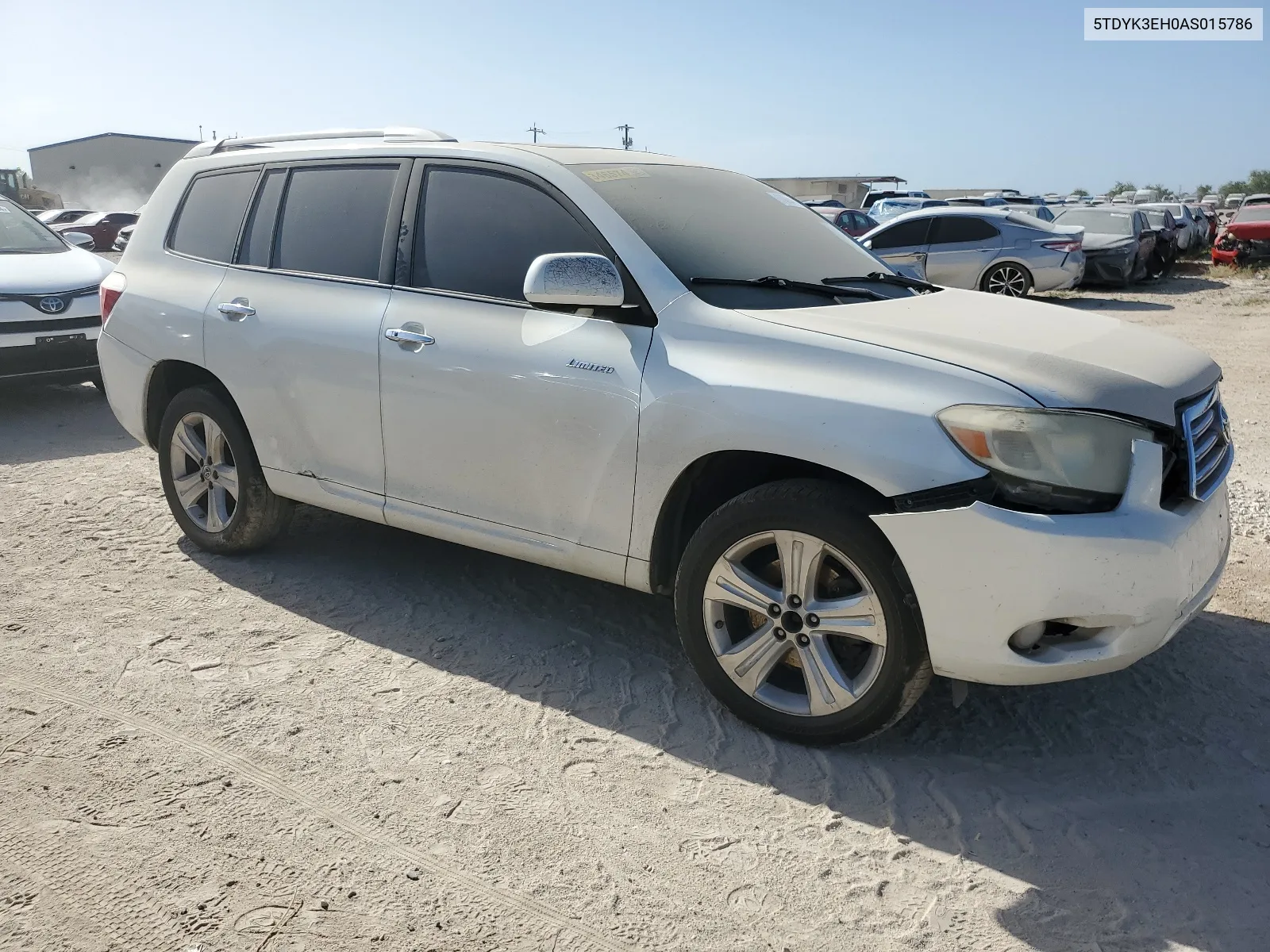 2010 Toyota Highlander Limited VIN: 5TDYK3EH0AS015786 Lot: 61635414