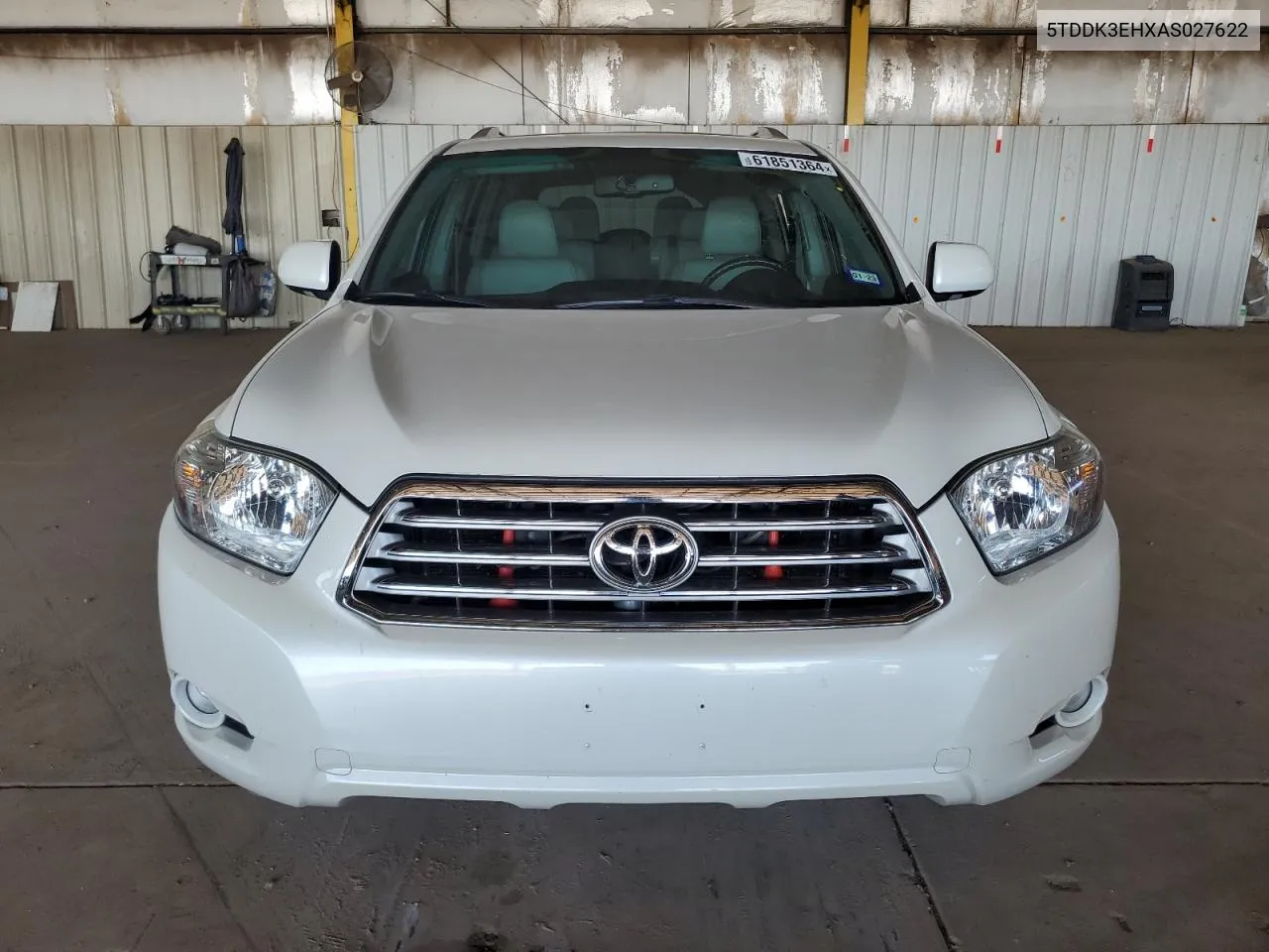 2010 Toyota Highlander Limited VIN: 5TDDK3EHXAS027622 Lot: 61851364