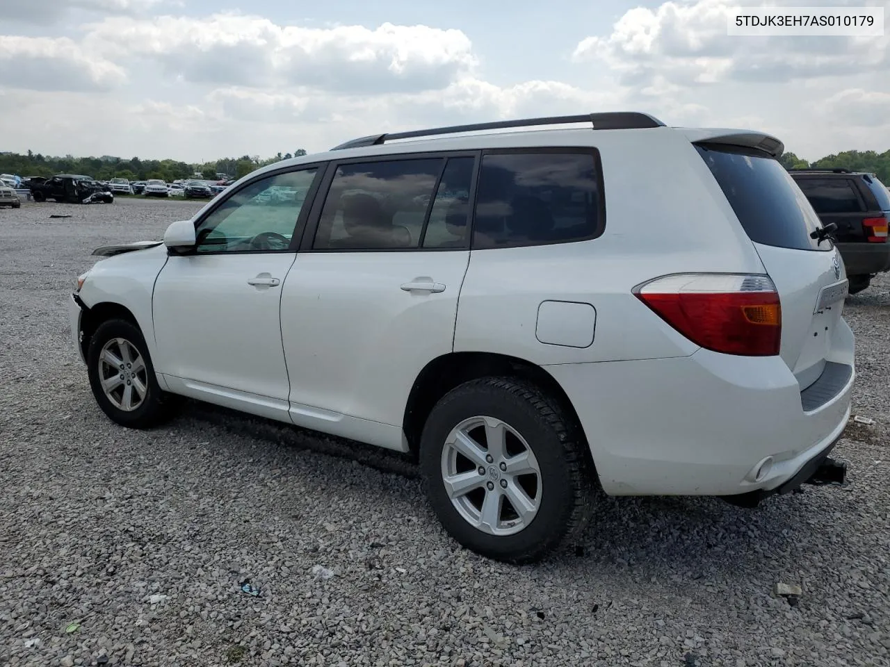 2010 Toyota Highlander Se VIN: 5TDJK3EH7AS010179 Lot: 66545244