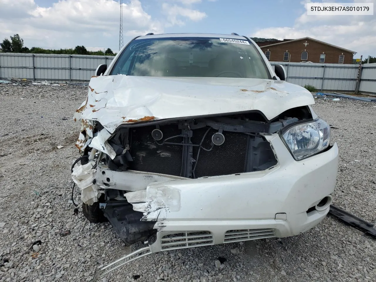 2010 Toyota Highlander Se VIN: 5TDJK3EH7AS010179 Lot: 66545244