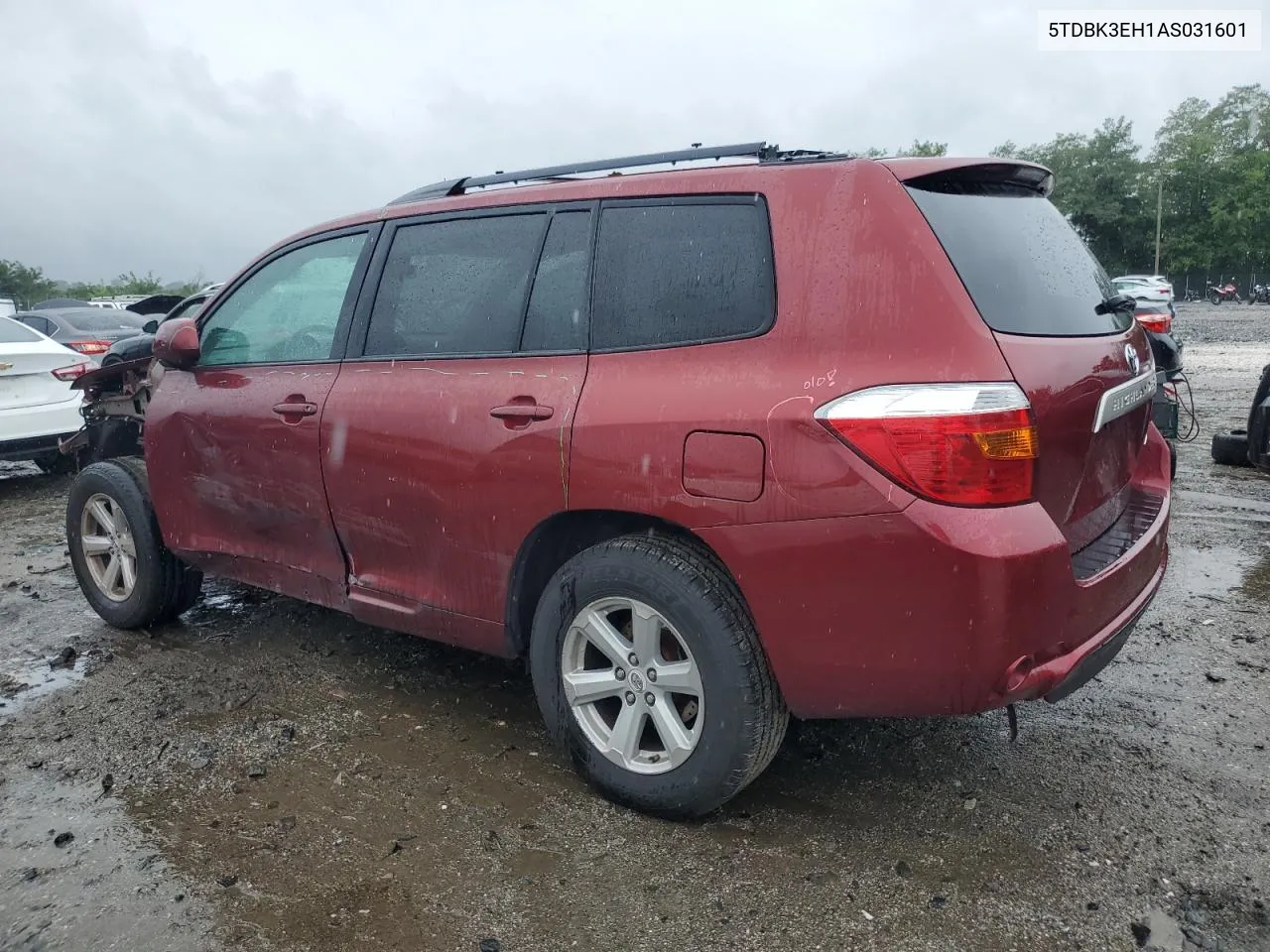 2010 Toyota Highlander VIN: 5TDBK3EH1AS031601 Lot: 66556474