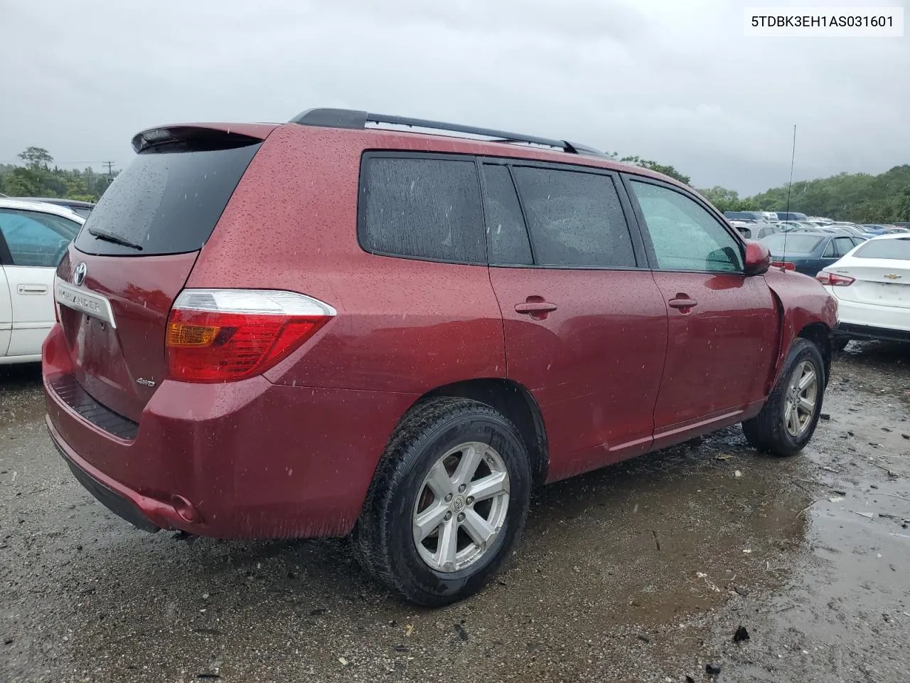 2010 Toyota Highlander VIN: 5TDBK3EH1AS031601 Lot: 66556474