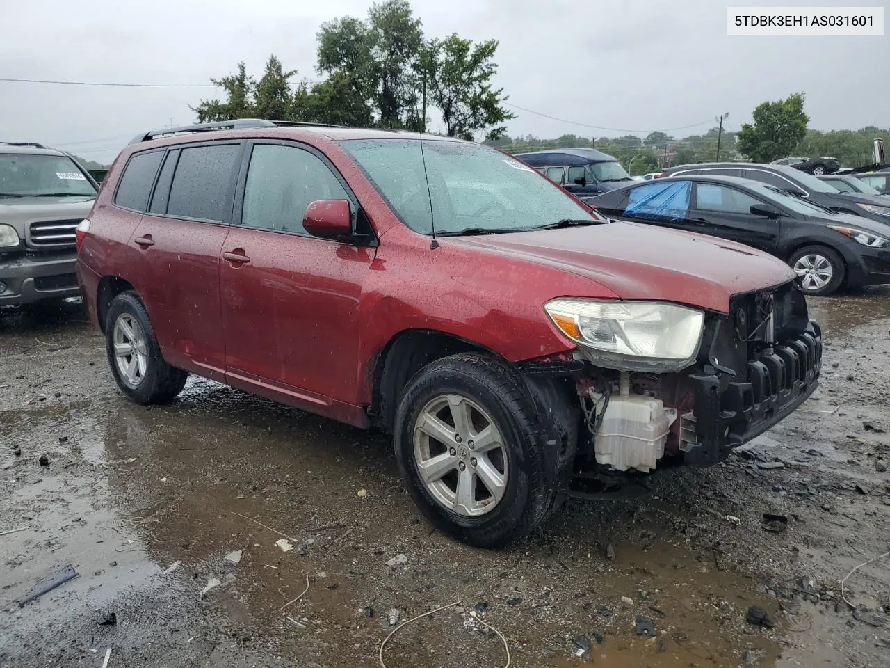 2010 Toyota Highlander VIN: 5TDBK3EH1AS031601 Lot: 66556474