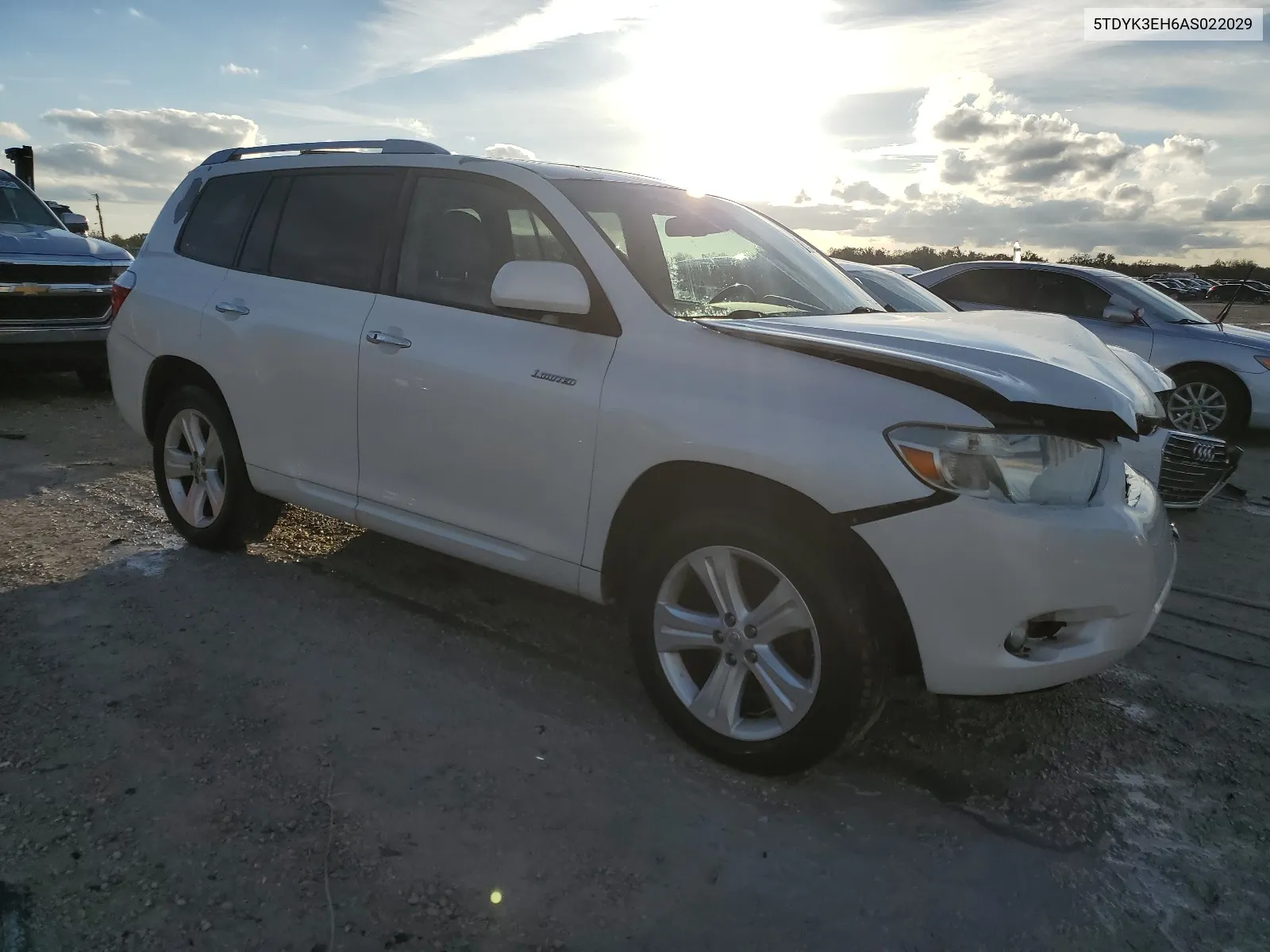 2010 Toyota Highlander Limited VIN: 5TDYK3EH6AS022029 Lot: 66586014