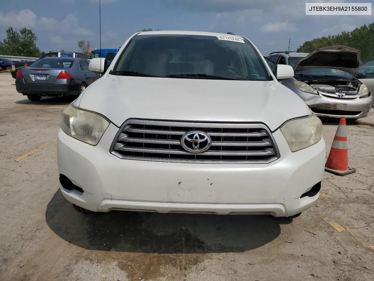 JTEBK3EH9A2155800 2010 Toyota Highlander