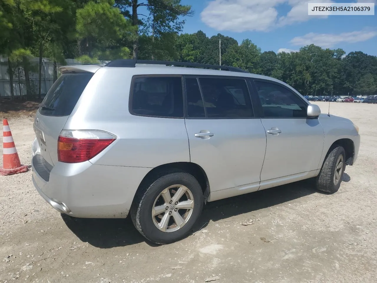 2010 Toyota Highlander VIN: JTEZK3EH5A2106379 Lot: 67948784