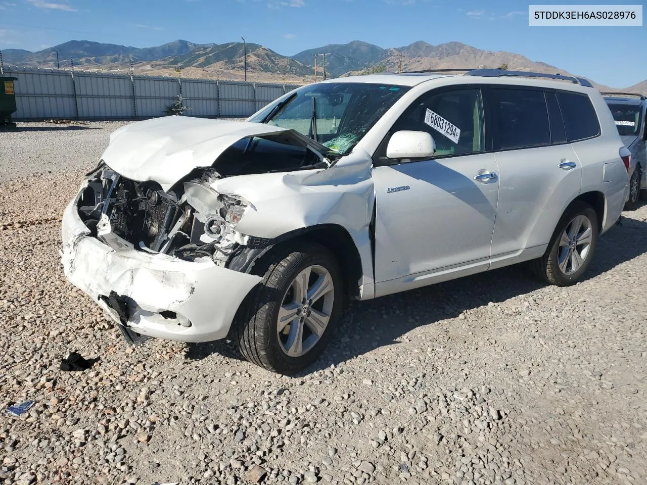 2010 Toyota Highlander Limited VIN: 5TDDK3EH6AS028976 Lot: 68031294