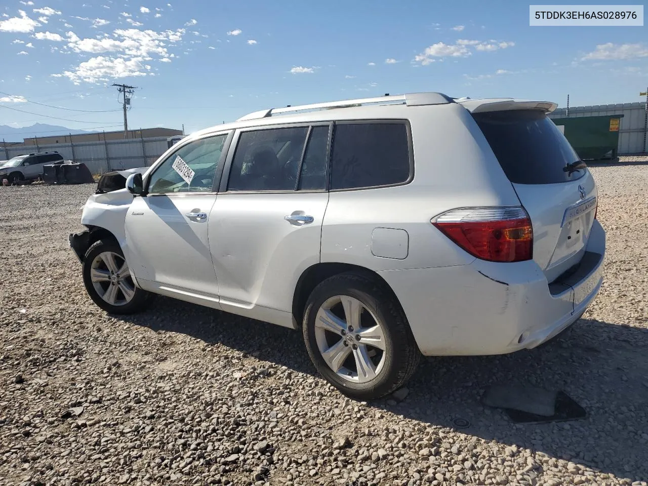 2010 Toyota Highlander Limited VIN: 5TDDK3EH6AS028976 Lot: 68031294