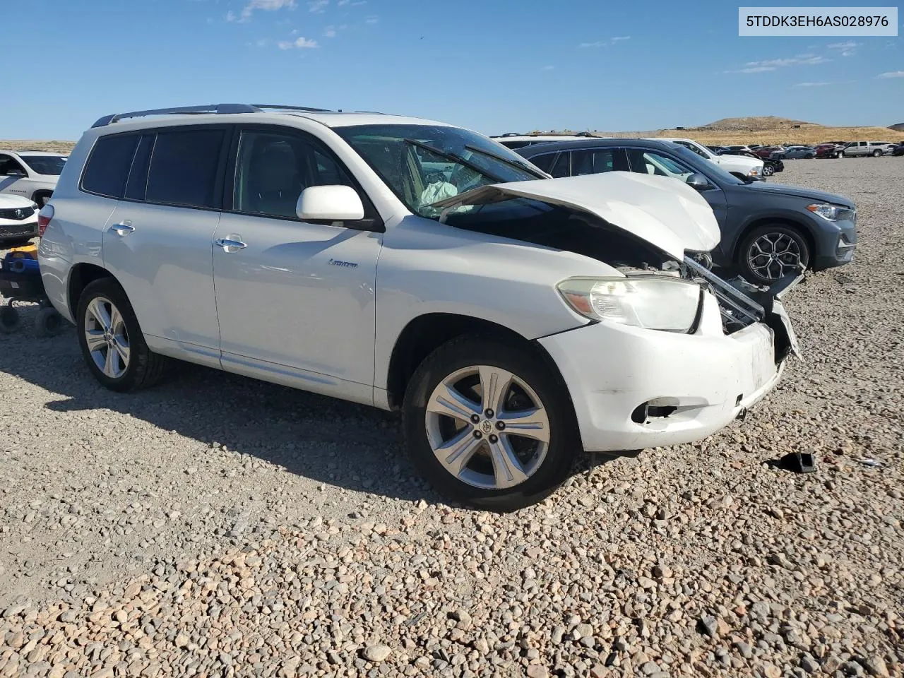 2010 Toyota Highlander Limited VIN: 5TDDK3EH6AS028976 Lot: 68031294