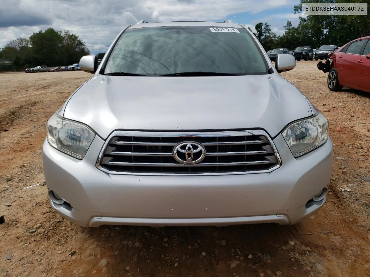 2010 Toyota Highlander Limited VIN: 5TDDK3EH4AS040172 Lot: 68614214