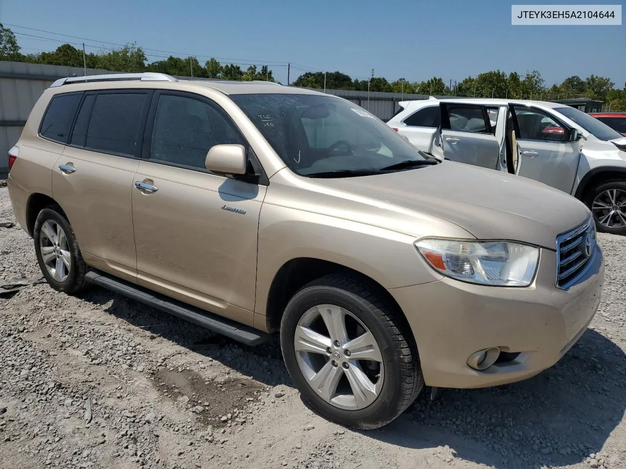 JTEYK3EH5A2104644 2010 Toyota Highlander Limited