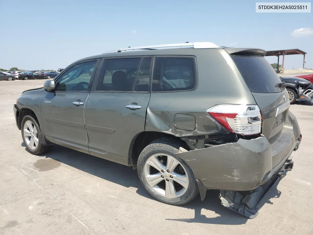 5TDDK3EH2AS025511 2010 Toyota Highlander Limited