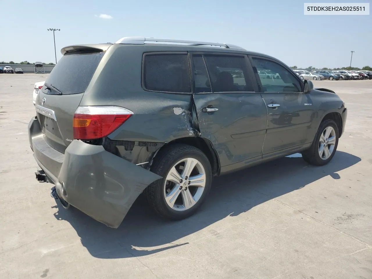 5TDDK3EH2AS025511 2010 Toyota Highlander Limited