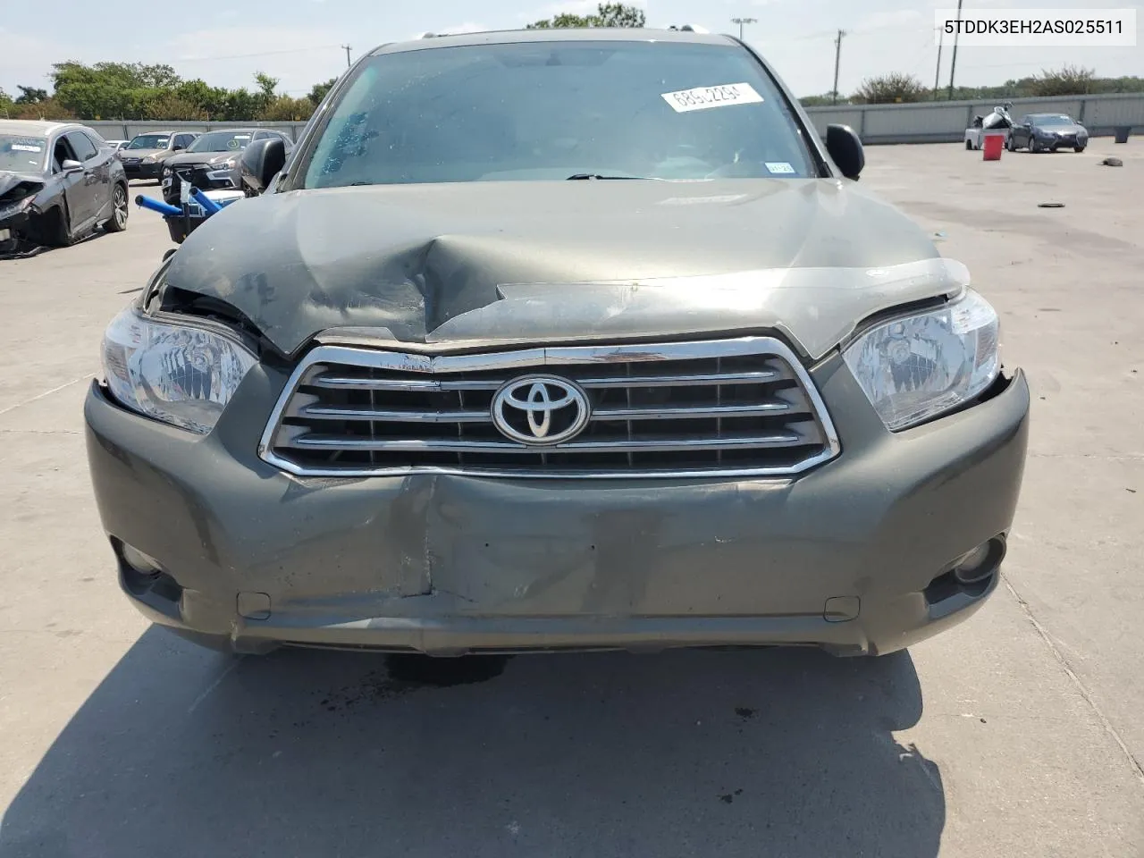 2010 Toyota Highlander Limited VIN: 5TDDK3EH2AS025511 Lot: 68902294