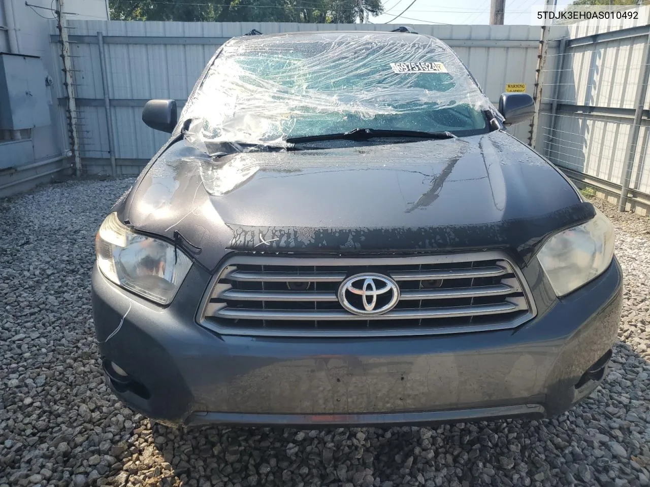 2010 Toyota Highlander Se VIN: 5TDJK3EH0AS010492 Lot: 69751524