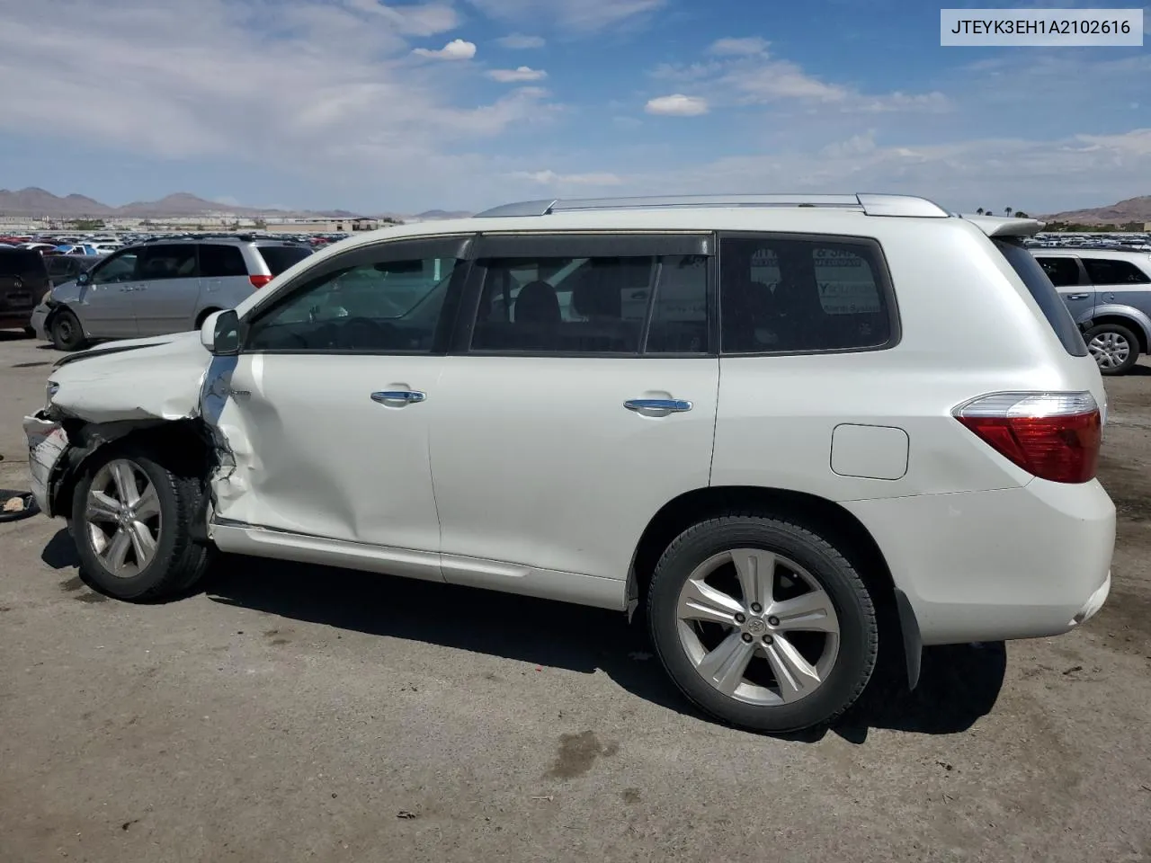 2010 Toyota Highlander Limited VIN: JTEYK3EH1A2102616 Lot: 69967654