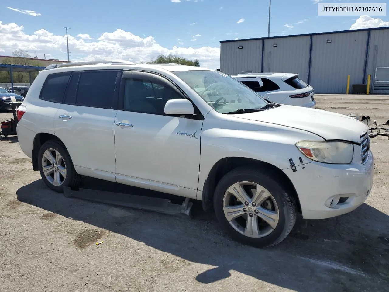 2010 Toyota Highlander Limited VIN: JTEYK3EH1A2102616 Lot: 69967654