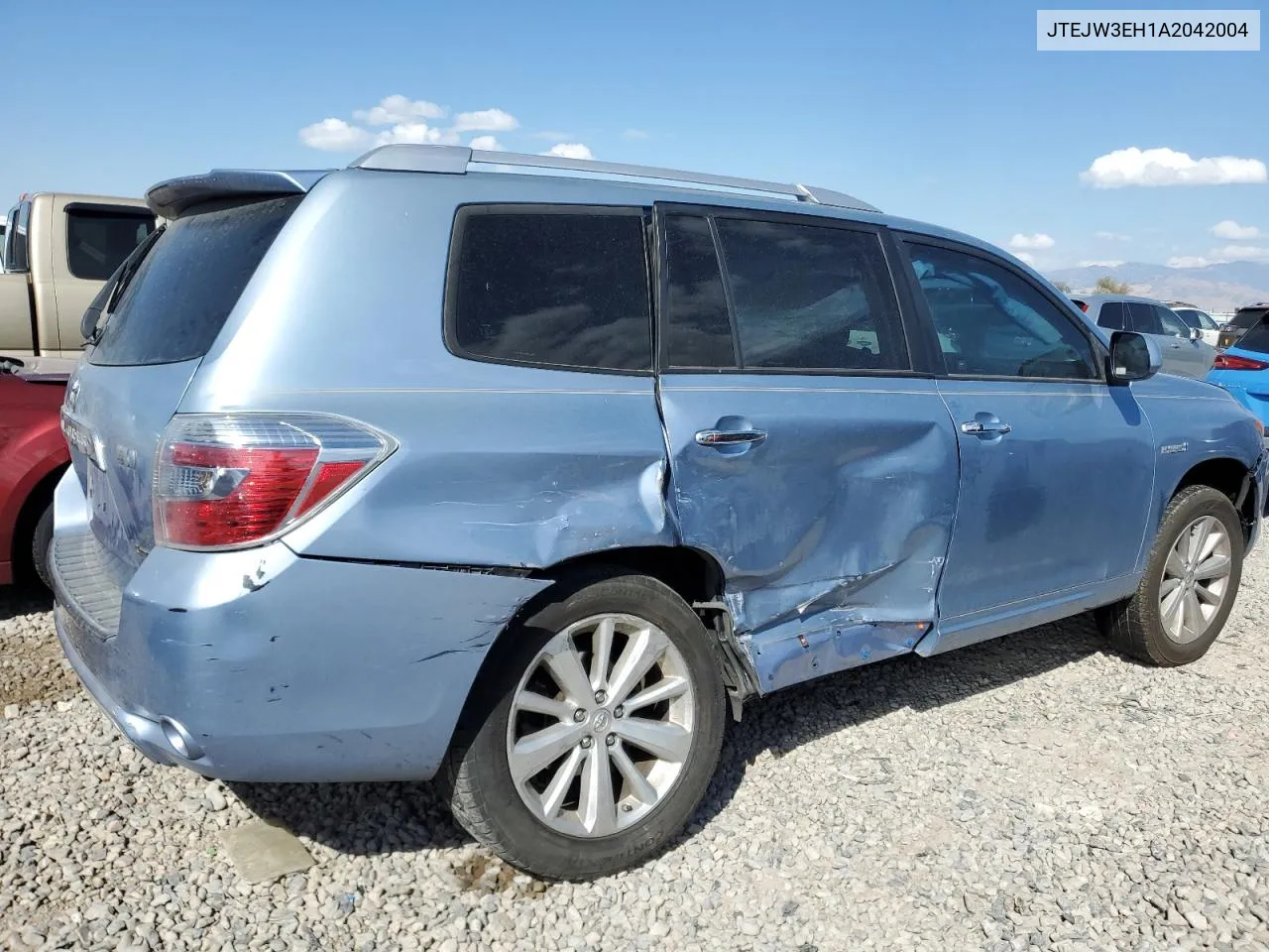 2010 Toyota Highlander Hybrid Limited VIN: JTEJW3EH1A2042004 Lot: 70640564