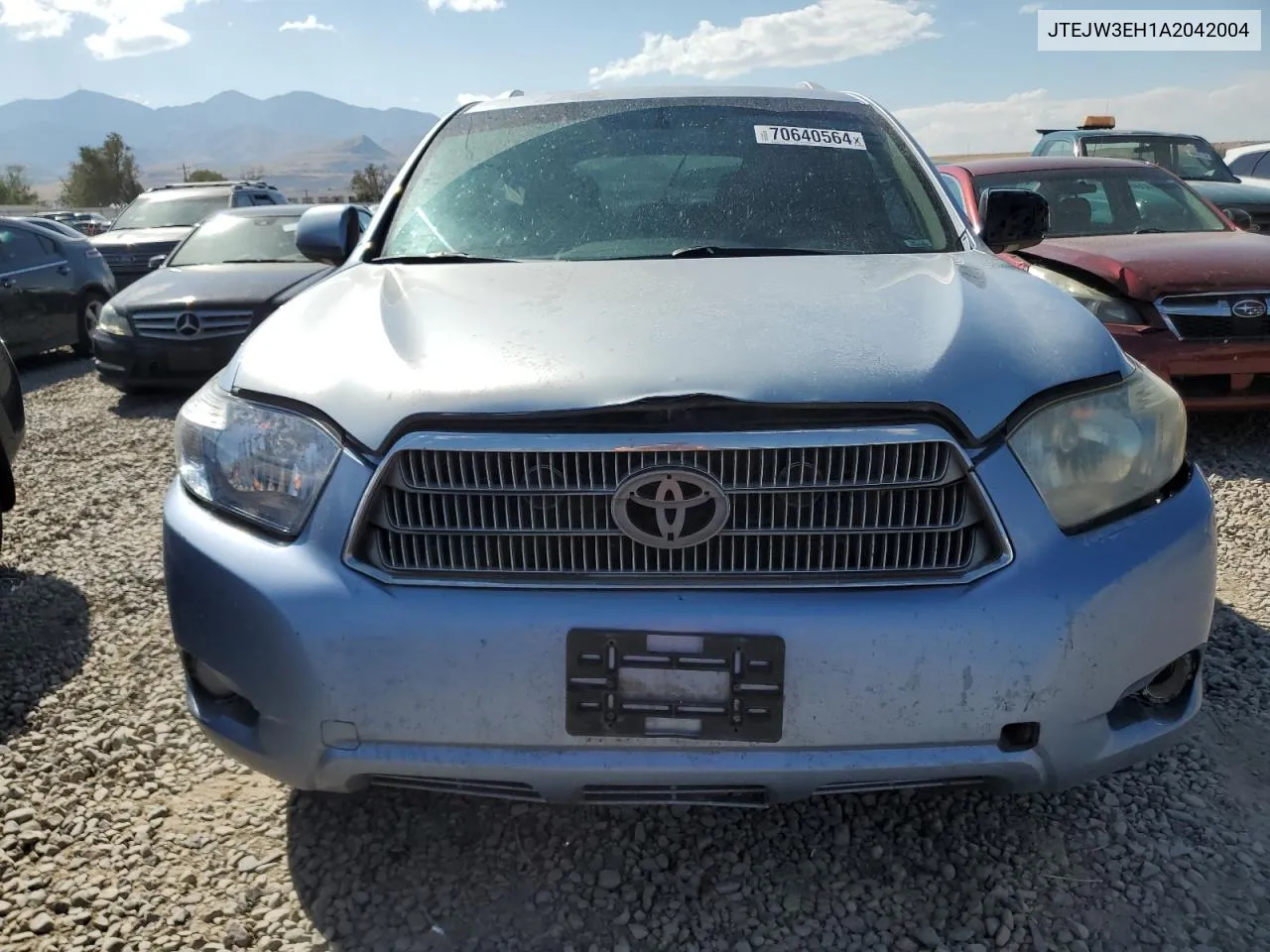 2010 Toyota Highlander Hybrid Limited VIN: JTEJW3EH1A2042004 Lot: 70640564