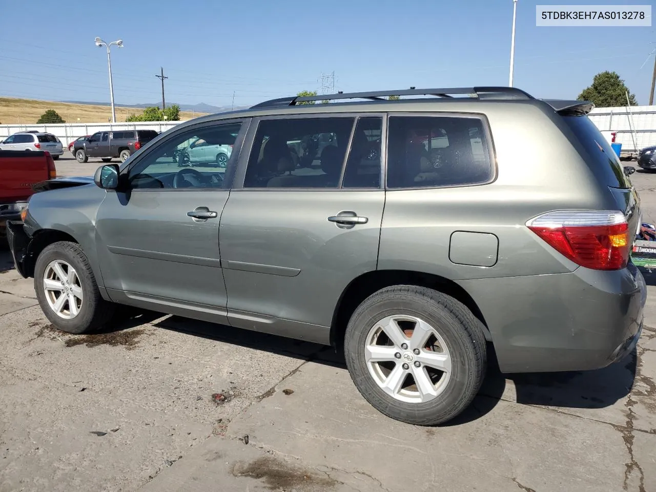 2010 Toyota Highlander VIN: 5TDBK3EH7AS013278 Lot: 71608314