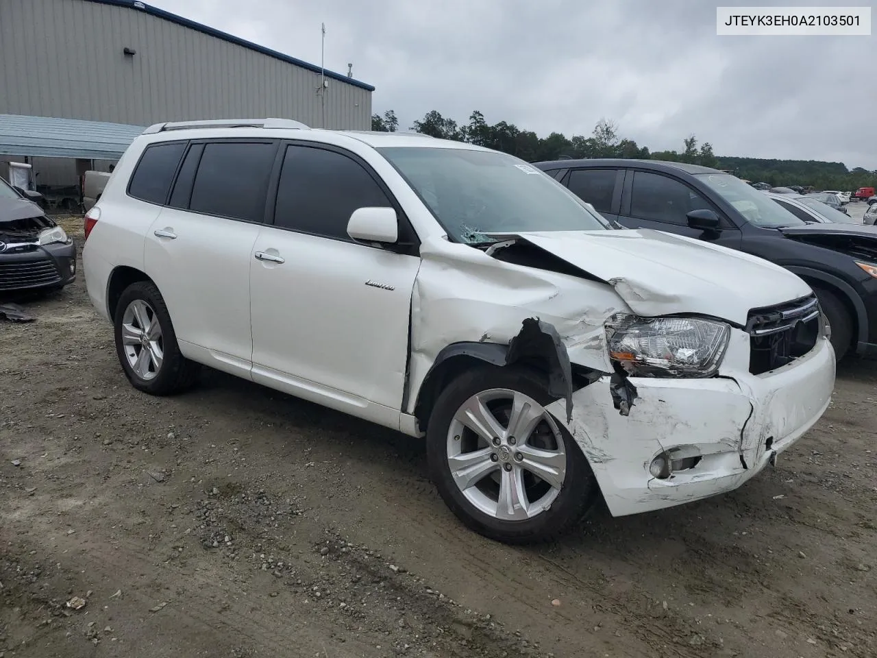 2010 Toyota Highlander Limited VIN: JTEYK3EH0A2103501 Lot: 71622814