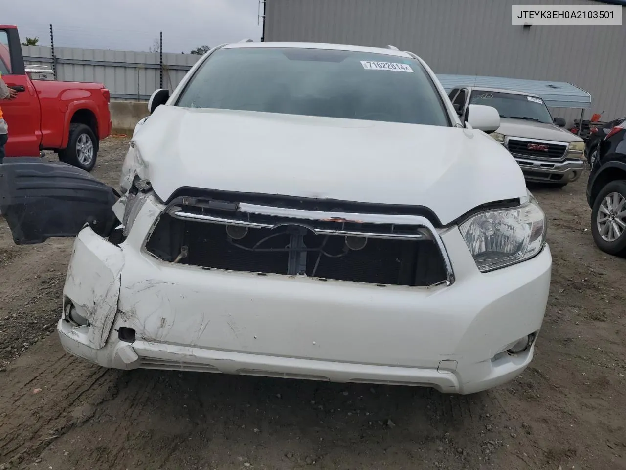 2010 Toyota Highlander Limited VIN: JTEYK3EH0A2103501 Lot: 71622814