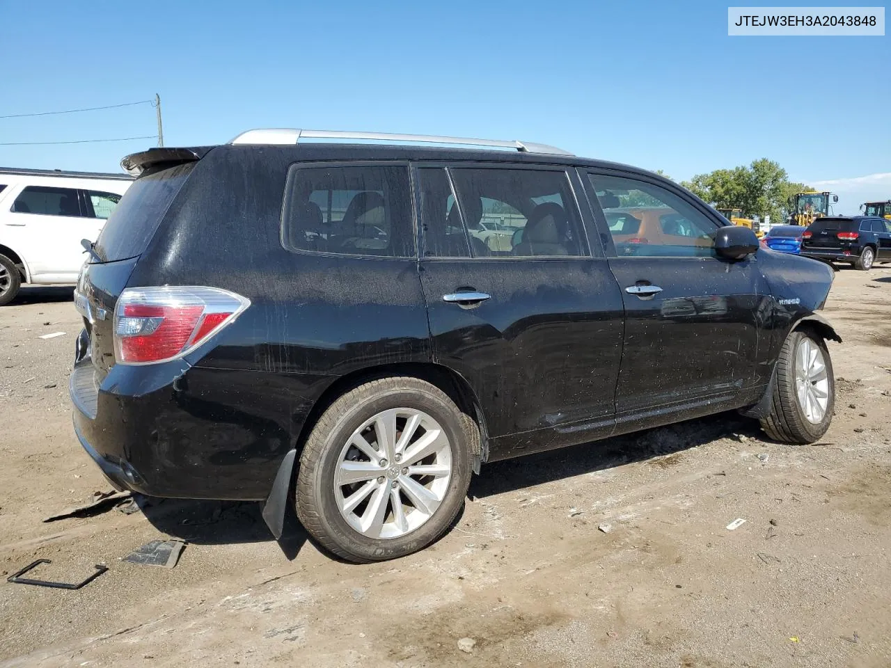 2010 Toyota Highlander Hybrid Limited VIN: JTEJW3EH3A2043848 Lot: 71642234