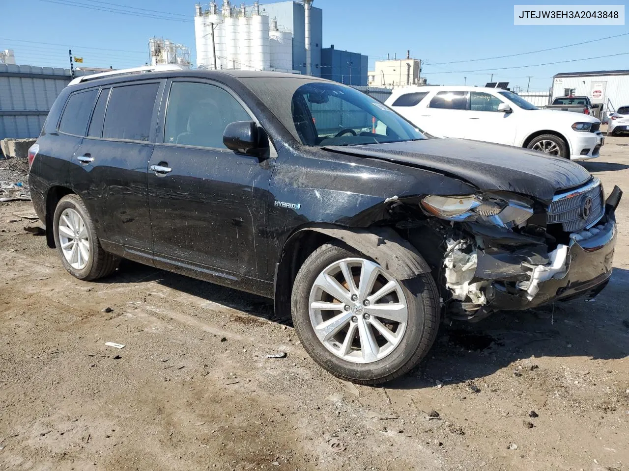 2010 Toyota Highlander Hybrid Limited VIN: JTEJW3EH3A2043848 Lot: 71642234