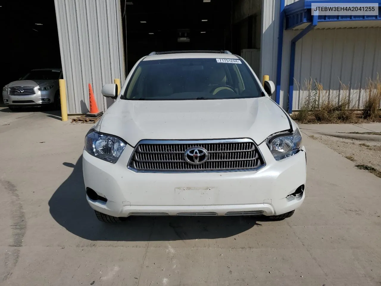 2010 Toyota Highlander Hybrid VIN: JTEBW3EH4A2041255 Lot: 71751244