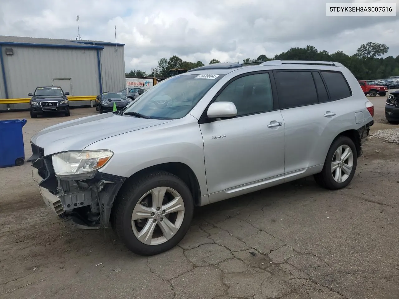 2010 Toyota Highlander Limited VIN: 5TDYK3EH8AS007516 Lot: 71835684