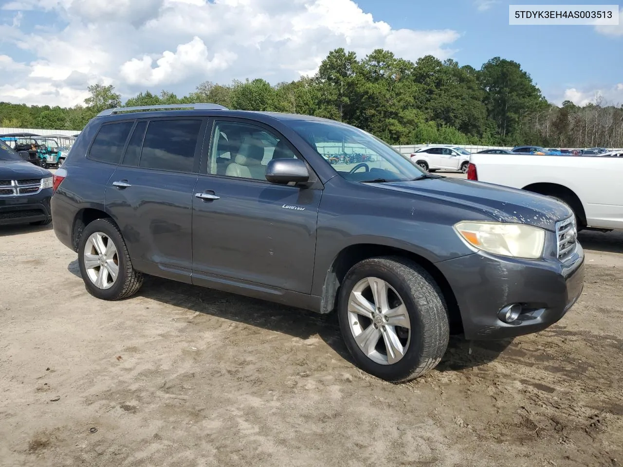 2010 Toyota Highlander Limited VIN: 5TDYK3EH4AS003513 Lot: 71880074