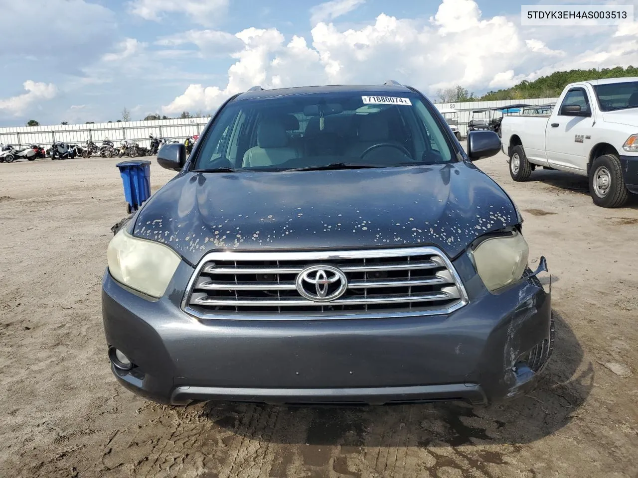 2010 Toyota Highlander Limited VIN: 5TDYK3EH4AS003513 Lot: 71880074