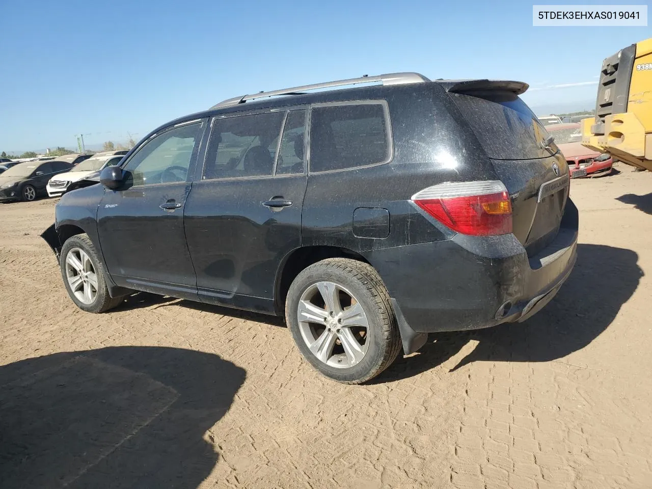 2010 Toyota Highlander Sport VIN: 5TDEK3EHXAS019041 Lot: 71940444