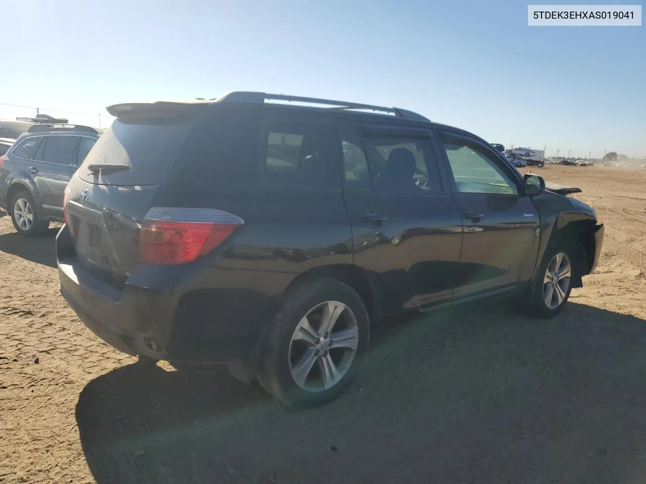 2010 Toyota Highlander Sport VIN: 5TDEK3EHXAS019041 Lot: 71940444