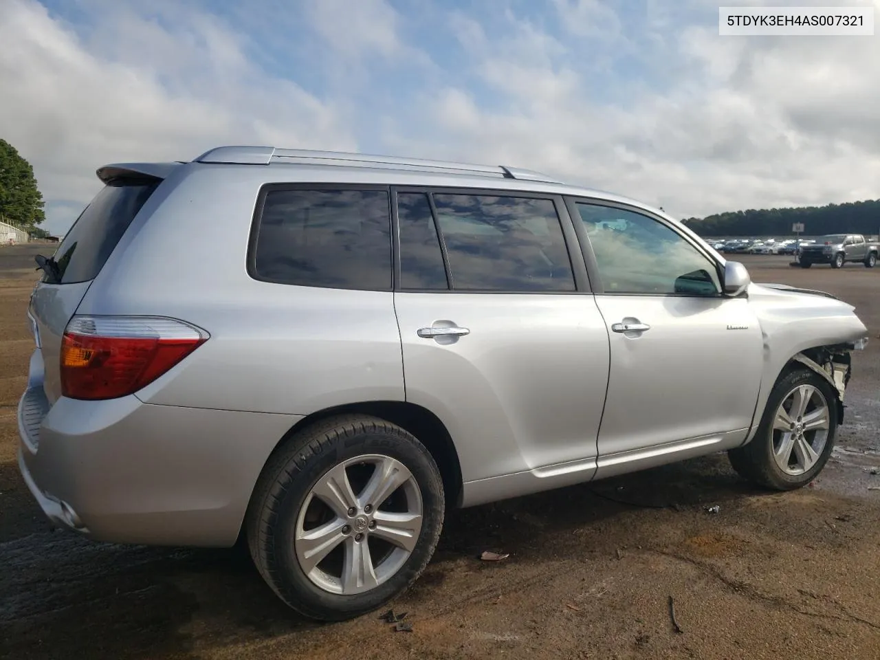 2010 Toyota Highlander Limited VIN: 5TDYK3EH4AS007321 Lot: 72851604