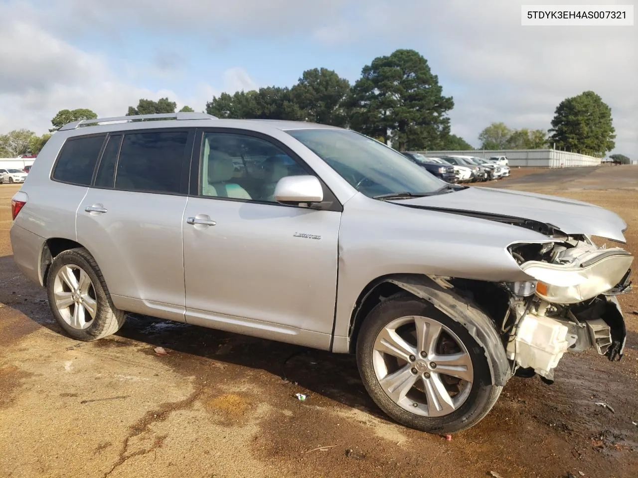 2010 Toyota Highlander Limited VIN: 5TDYK3EH4AS007321 Lot: 72851604